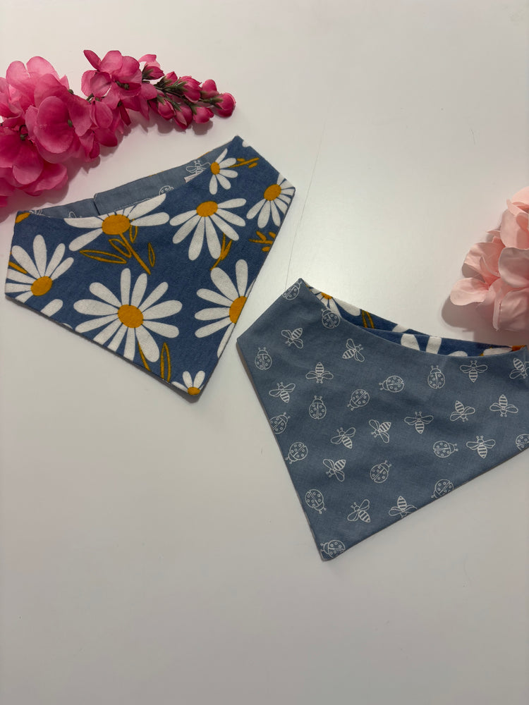 Flannel Swan Flower Bandana