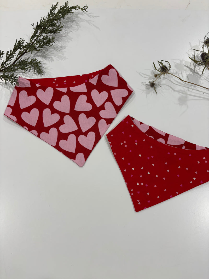 Red Hearts Bandana