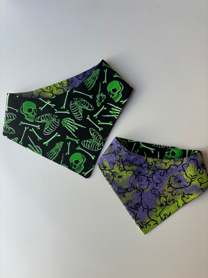 Glow in the Dark Bones Bandana