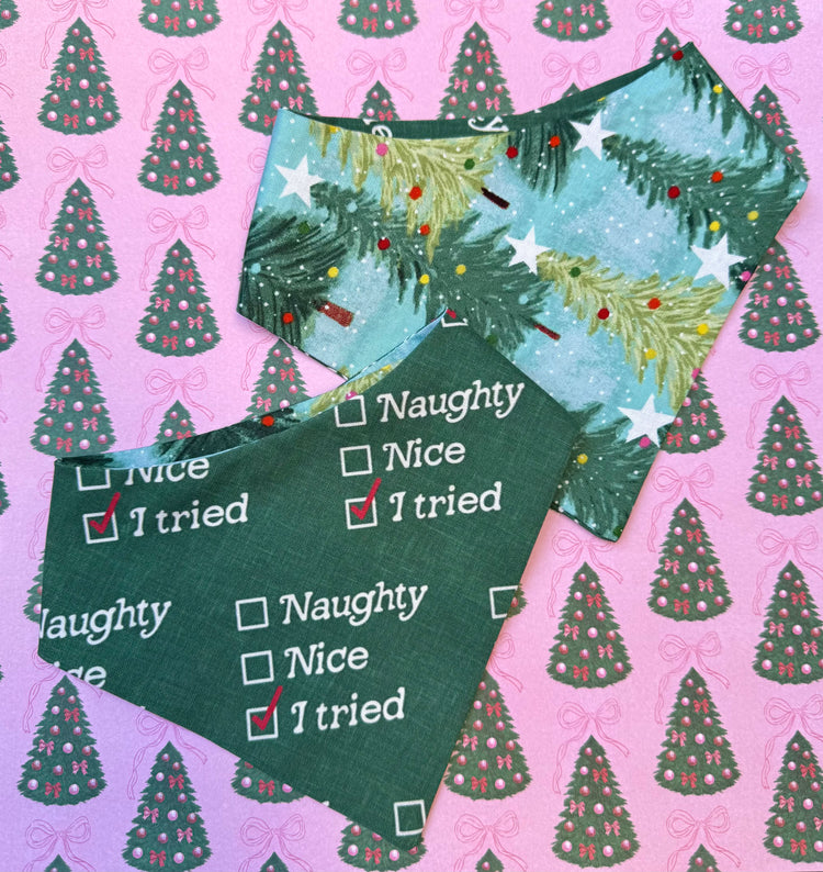 Santa’s List Bandana