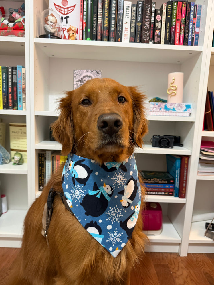 Flannel Penguins Bandana