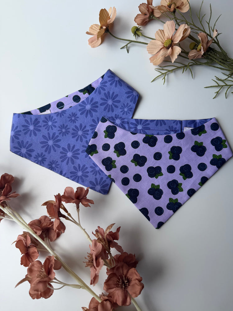 Blueberry Flowers Bandana