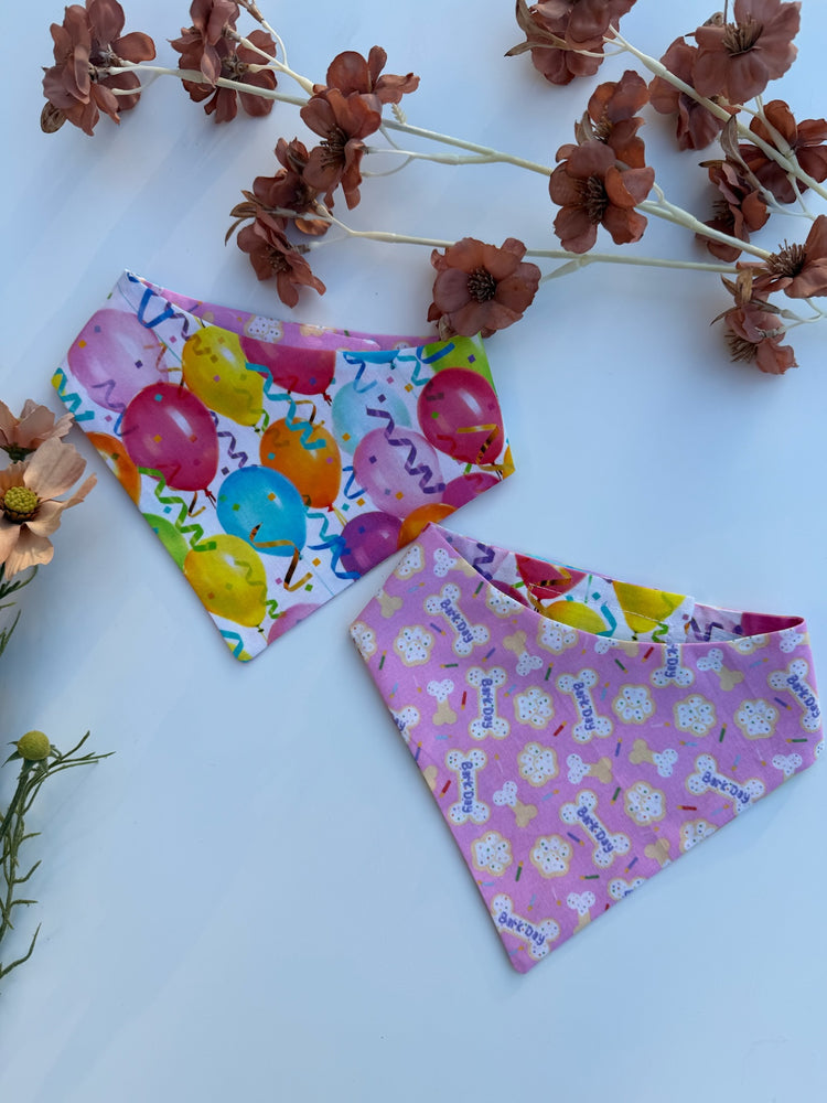 Pink Bark Day Bandana