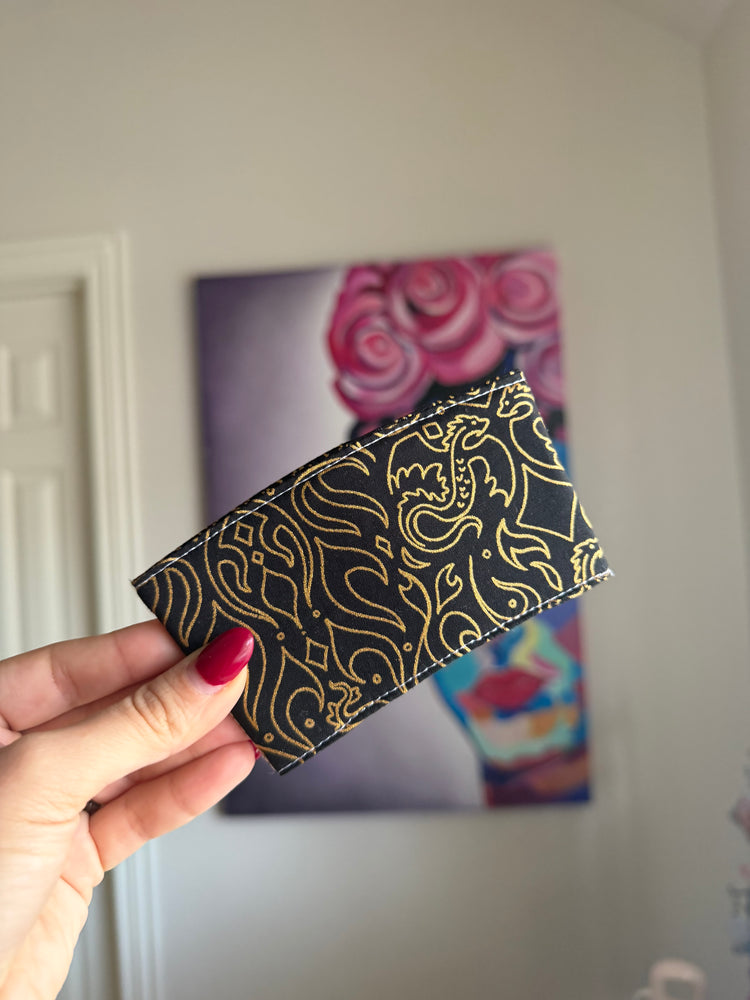 Gold Dragons Coffee Koozie