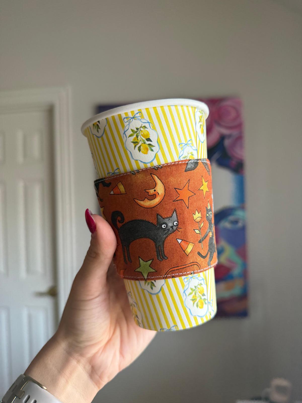 Vintage Cats Koozie