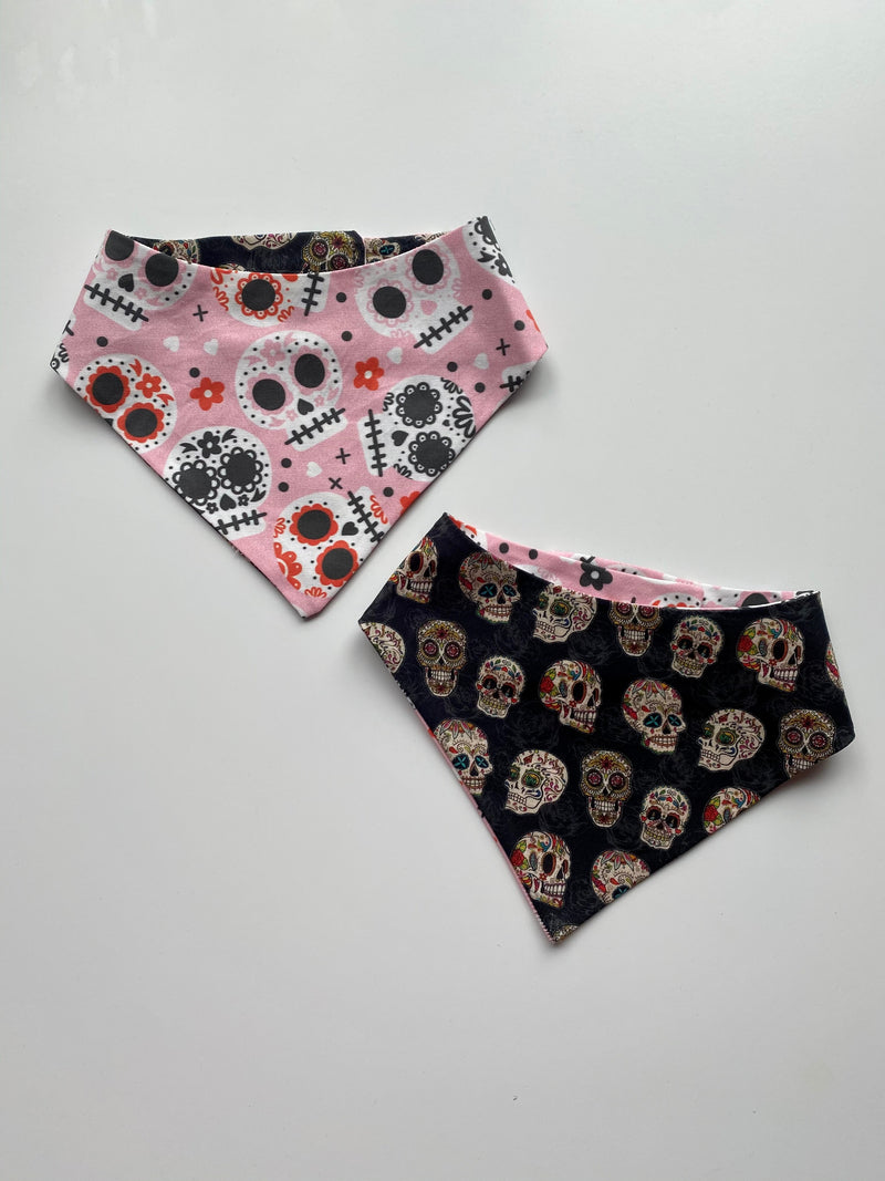 Sugar Skulls Rosas Bandana