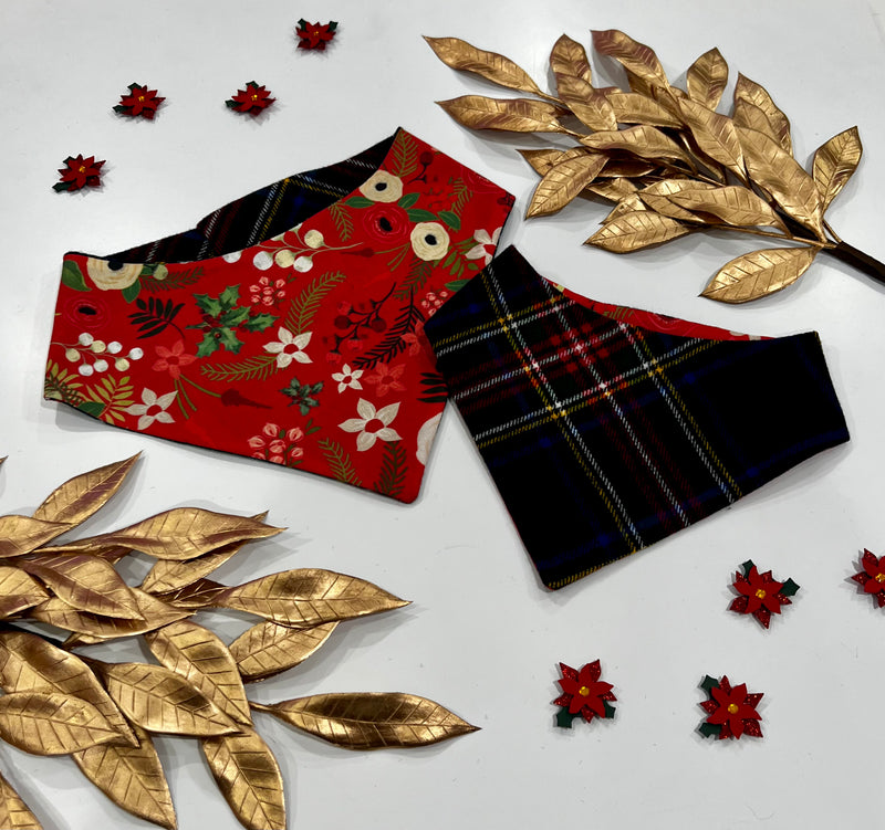 The Poinsettia Bandana